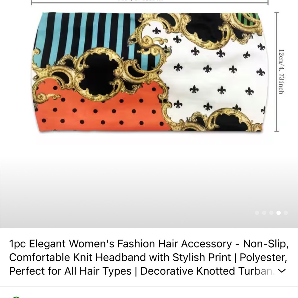 Elegant Women's Knotted Turban Headband - Multi-Color Pattern